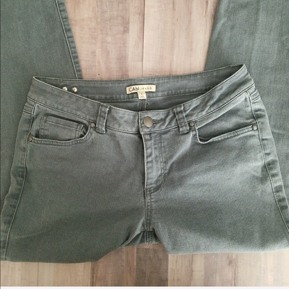 Cabi Gray Straight Leg Jeans - Picture 2 of 5
